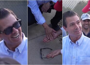 Peña Nieto reaparece y protagoniza espectáculo de magia en Punta Cana; usan sus gafas para sorprendente truco