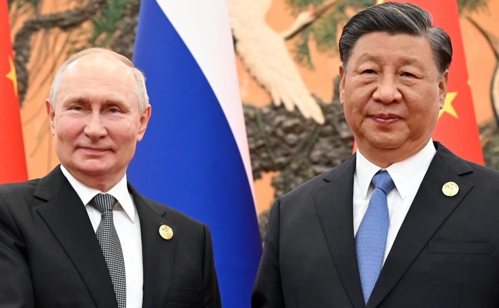 Los presidentes de Rusia, Vladímir Putin, y de China, Xi Jinping. Foto: AP