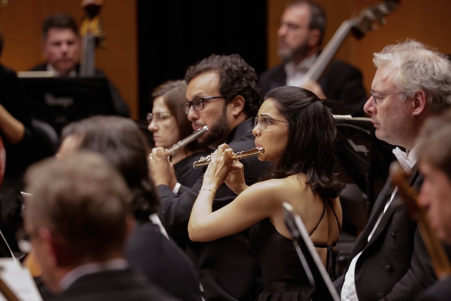 En escena la Orquesta Filarmónica de Bogotá dirigida por Roger Díaz-Cajamarca. Crédito: X de la Orquesta Filarmónica de Bogotá